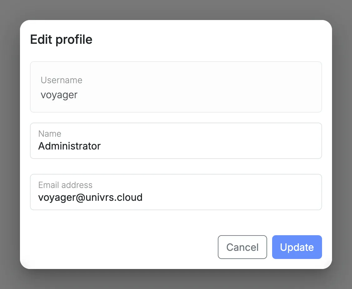 Editing your profile