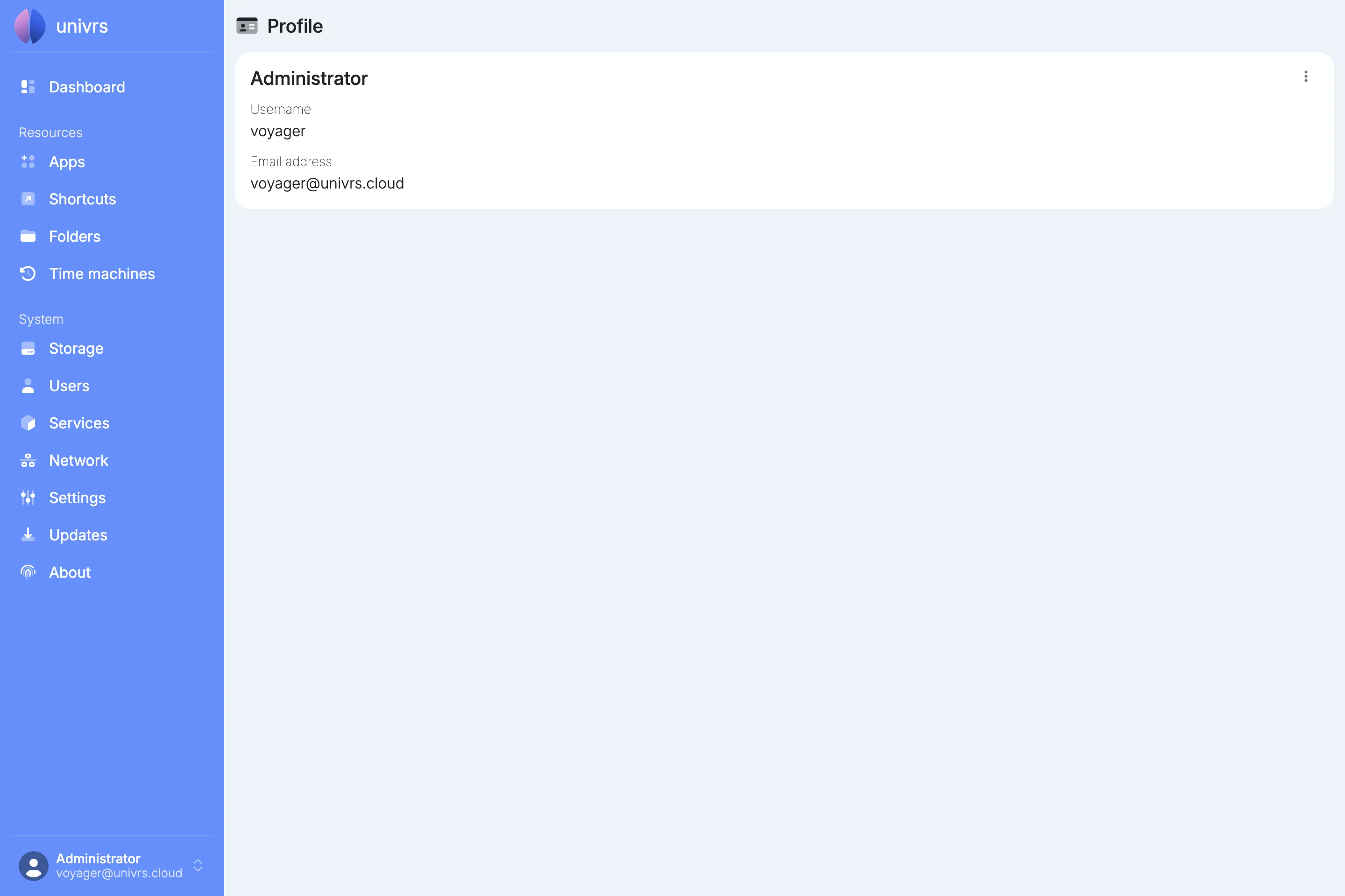 Your profile