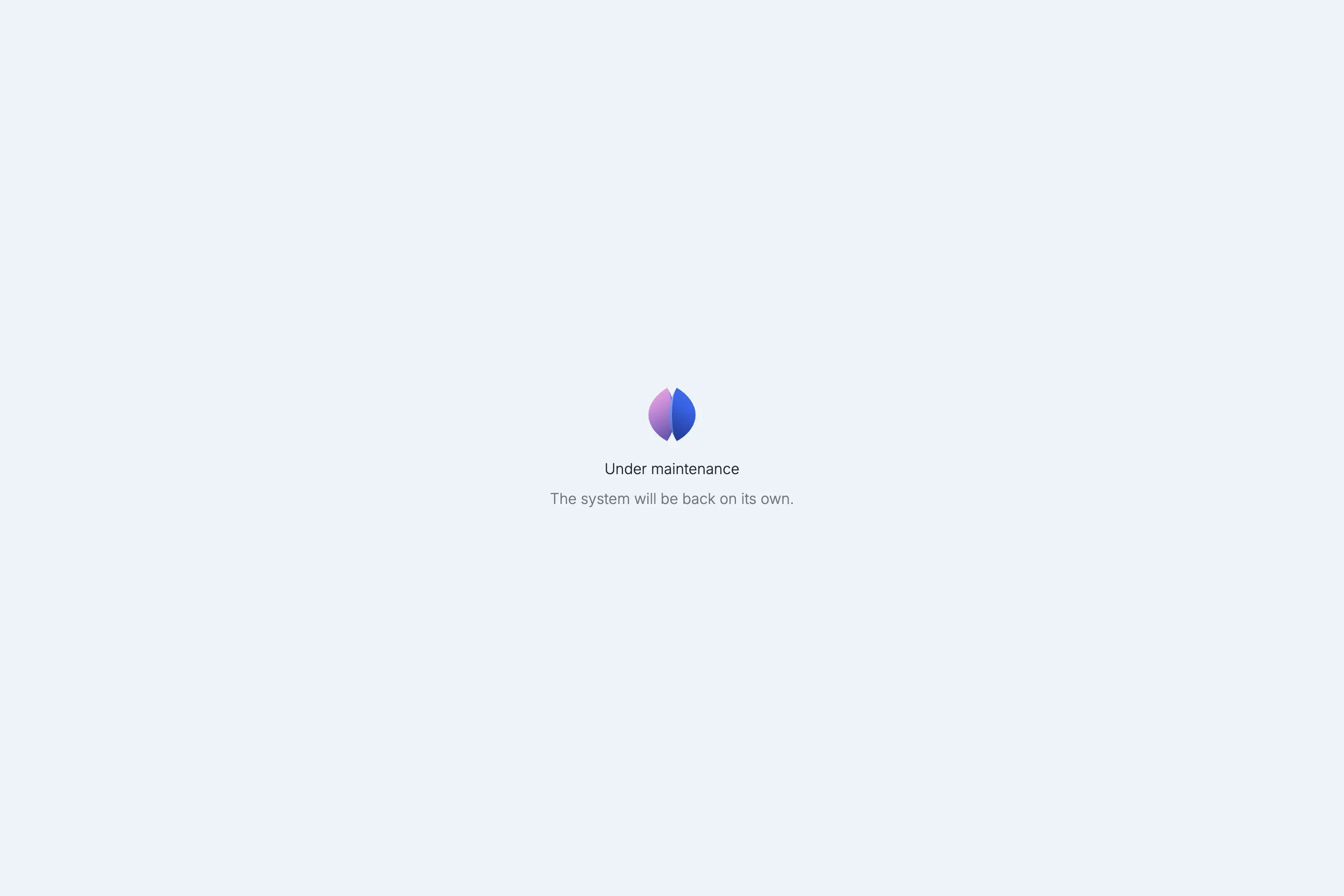 The node under maintenance
