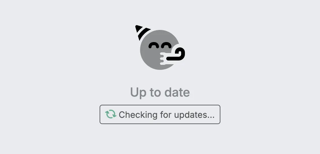 Checking for updates